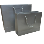 Glossy SIlver Paper Gift Bags
