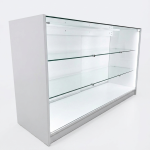 6Ft White Wooden Shop Display Counter