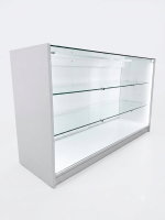 4Ft Black Wooden Shop Display Counter - Image 4