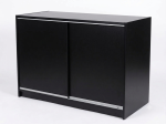 4Ft Black Wooden Shop Display Counter - Image 3