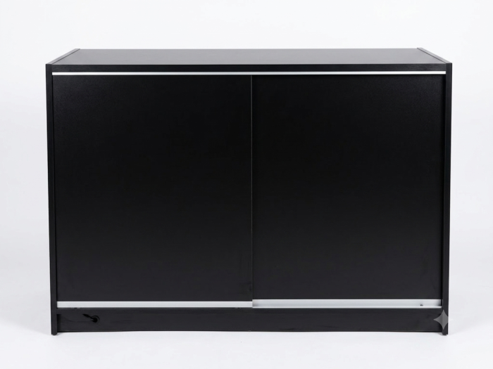4Ft Black Wooden Shop Display Counter - Image 5