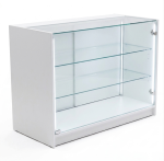 4Ft White Wooden Shop Display Counter