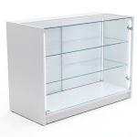 4Ft White Wooden Shop Display Counter