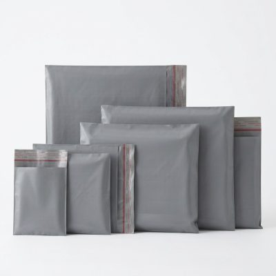 10" x 14" Grey Mailing Bags – Strong Self Seal Postage Bag