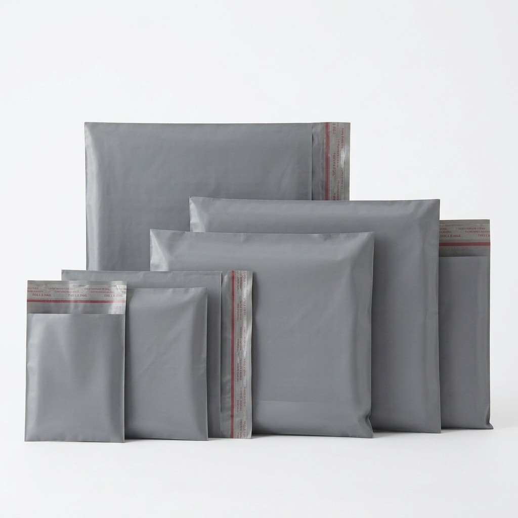 grey mailing bags 10" x 14" Grey Mailing Bags – Strong Self Seal Postage Bag - Image 1