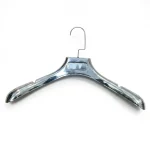 Plastic Broad Shoulder Hangers – 43cm – Silver