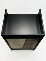 Till Block Counter with Glass Display - Black - Image 3